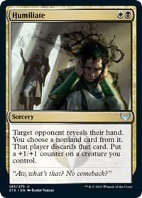 Humiliate from Strixhaven: School of Mages