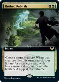 Rushed Rebirth (Extended Art) from Strixhaven: School of Mages