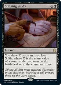 Stinging Study from Commander 2021