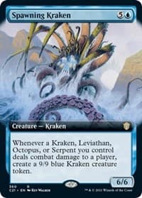 Spawning Kraken (Extended Art) from Commander 2021