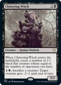 Chittering Witch from Commander: Adventures in the Forgotten Realms