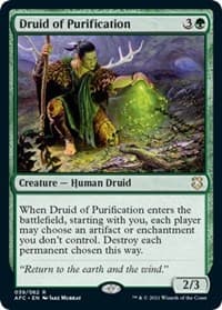 Druid of Purification from Commander: Adventures in the Forgotten Realms