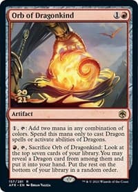 Orb of Dragonkind from Prerelease Cards