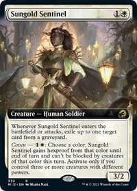 Sungold Sentinel (Extended Art) from Innistrad: Midnight Hunt