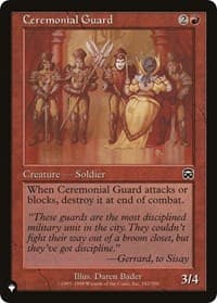 Ceremonial Guard from The List Reprints