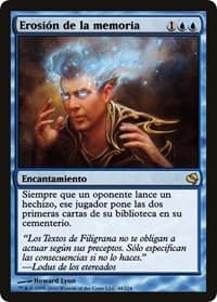 Memory Erosion (Spanish) - "Erosion de la memoria" from Magic Encyclopedia 2011 (Salvat)