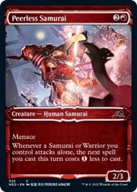 Peerless Samurai (Showcase) from Kamigawa: Neon Dynasty