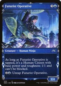 Futurist Operative (Showcase) from Kamigawa: Neon Dynasty