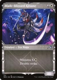 Blade-Blizzard Kitsune (Showcase) from Kamigawa: Neon Dynasty