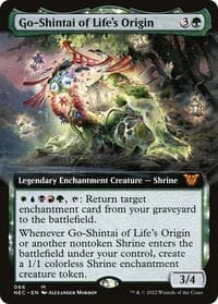 Go-Shintai of Life's Origin (Extended Art) from Commander: Kamigawa: Neon Dynasty