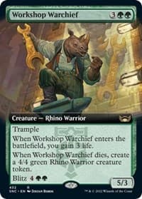 Workshop Warchief (Extended Art) from Streets of New Capenna