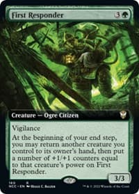 First Responder (Extended Art) from Commander: Streets of New Capenna