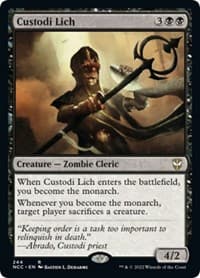 Custodi Lich from Commander: Streets of New Capenna