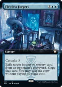 Flawless Forgery (Extended Art) from Commander: Streets of New Capenna
