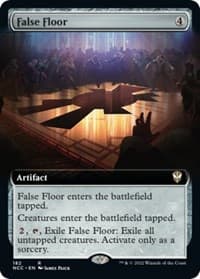 False Floor (Extended Art) from Commander: Streets of New Capenna