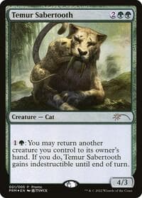 Temur Sabertooth from Unique and Miscellaneous Promos