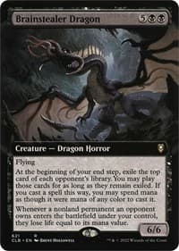 Brainstealer Dragon (Extended Art) from Commander Legends: Battle for Baldur's Gate