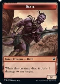 Devil Token from Commander Legends: Battle for Baldur's Gate