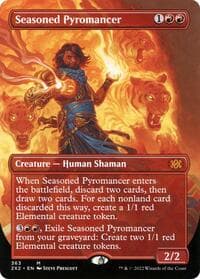 Seasoned Pyromancer (Borderless) from Double Masters 2022