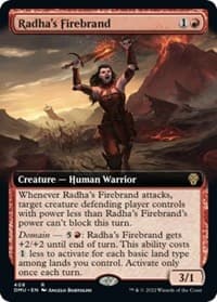 Radha's Firebrand (Extended Art) from Dominaria United