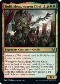 Rulik Mons, Warren Chief from Dominaria United