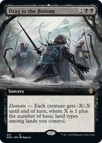 Drag to the Bottom (Extended Art) from Dominaria United