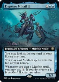 Emperor Mihail II (Extended Art) from Commander: Dominaria United