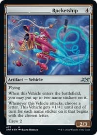 _______ _______ Rocketship (Galaxy Foil) from Unfinity