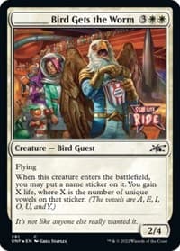 _____ Bird Gets the Worm (Galaxy Foil) from Unfinity