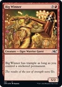 Big Winner (Galaxy Foil) from Unfinity