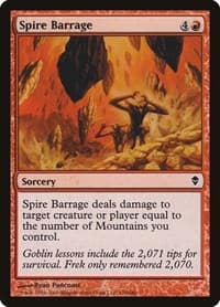 Spire Barrage from Zendikar