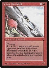 Goblin Rock Sled from The Dark