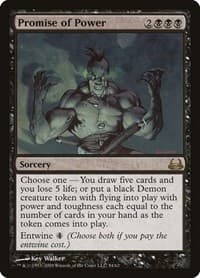 Promise of Power from Duel Decks: Divine vs. Demonic