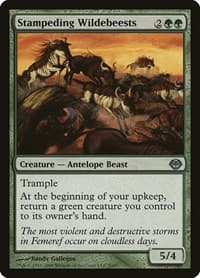 Stampeding Wildebeests from Duel Decks: Garruk vs. Liliana