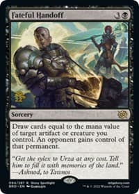 Fateful Handoff from Prerelease Cards