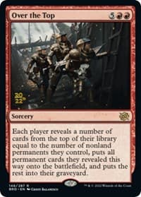 Over the Top from Prerelease Cards