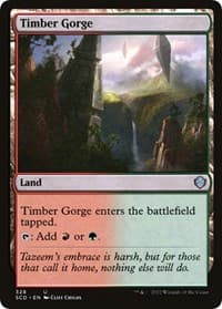 Timber Gorge from Starter Commander Decks