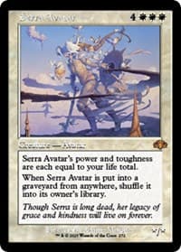 Serra Avatar (Retro Frame) from Dominaria Remastered