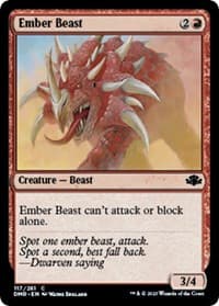 Ember Beast from Dominaria Remastered