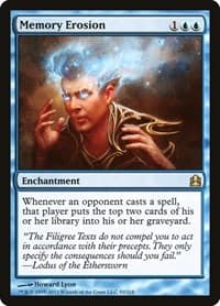 Memory Erosion from Commander