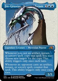 Jin-Gitaxias, Progress Tyrant (Concept Praetor) (Step-And-Compleat Foil) from Phyrexia: All Will Be One