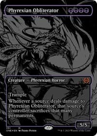 Phyrexian Obliterator (Oil Slick Raised Foil) from Phyrexia: All Will Be One
