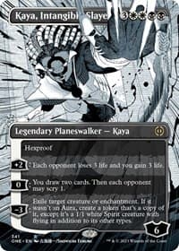 Kaya, Intangible Slayer (Borderless) from Phyrexia: All Will Be One