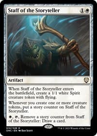 Staff of the Storyteller from Commander: Phyrexia: All Will Be One
