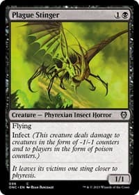 Plague Stinger from Commander: Phyrexia: All Will Be One