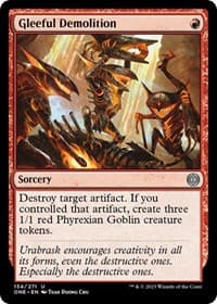 Gleeful Demolition from Phyrexia: All Will Be One