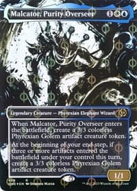 Malcator, Purity Overseer (Showcase) (Step-and-Compleat Foil) from Phyrexia: All Will Be One
