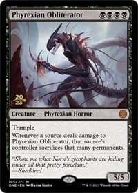Phyrexian Obliterator from Prerelease Cards
