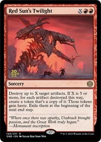 Red Sun's Twilight from Prerelease Cards