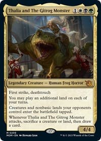 Thalia and The Gitrog Monster from March of the Machine